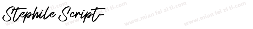Stephile Script字体转换